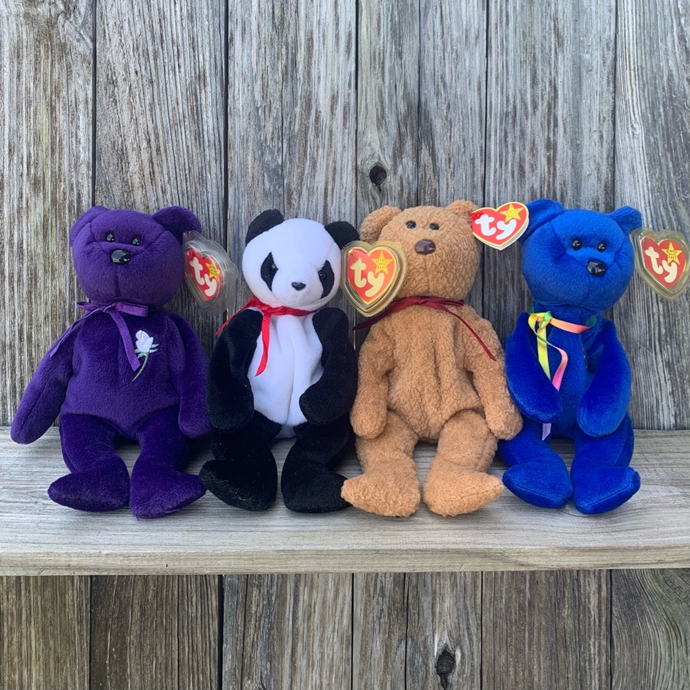 TY Beanie Babies Princess Fortune Curly Clubby